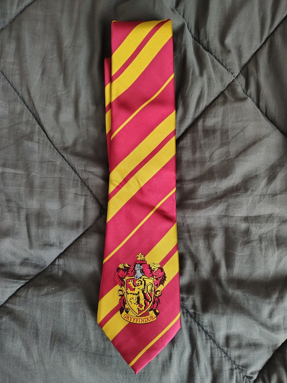 Warner Bros. Harry Potter Tie in Maroon and Yellow Stripes